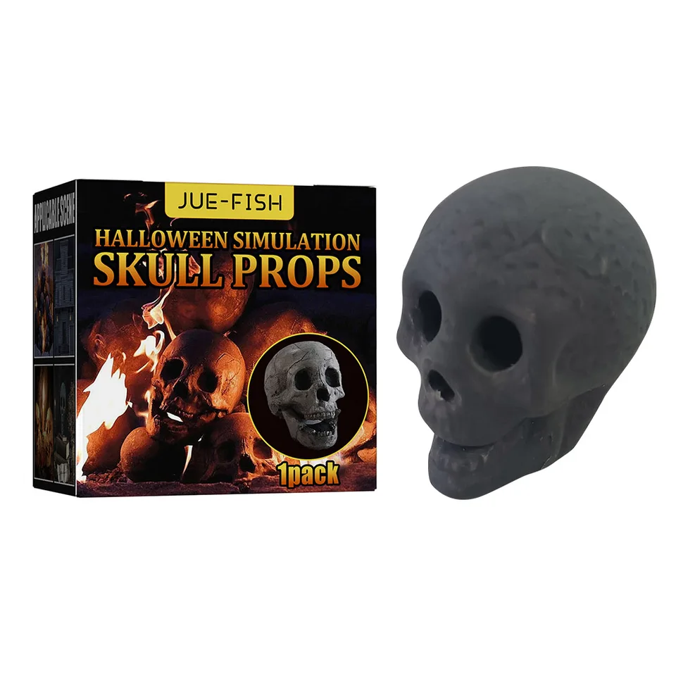 Halloween Skull Fire Pit Decor Party Ornament