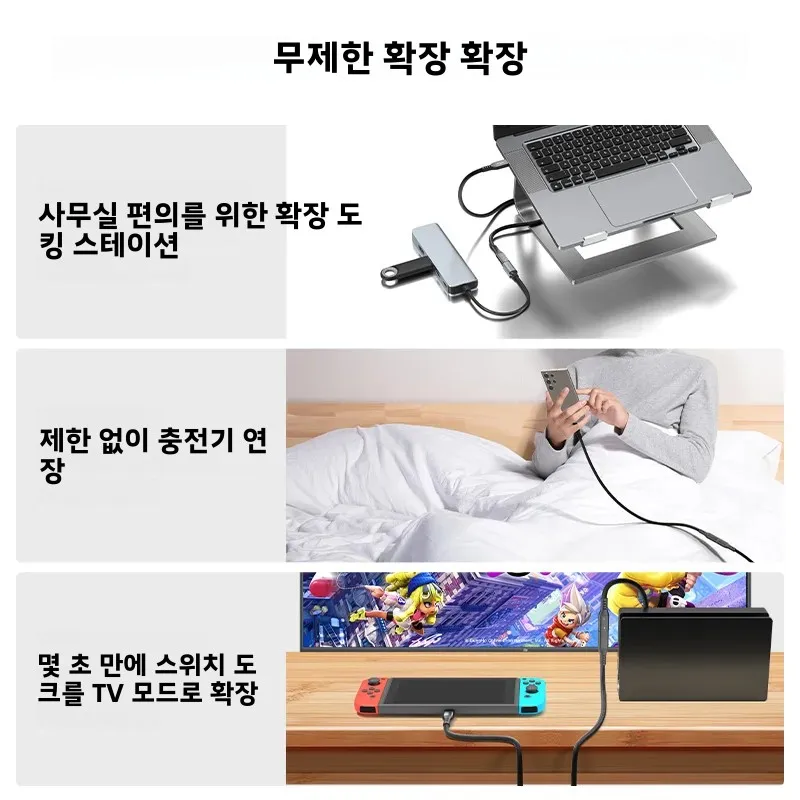 120Gbps USB C 연장 케이블 240W 16K/8K 디스플레이 Thunder-bolt 5 연장 코드 노트북/모니터용 TB4/USB4/3.2와 호환 가능