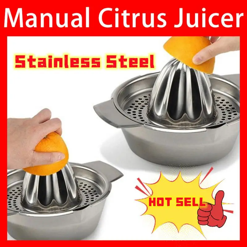 

Stainless Steel Manual Juicer Lemon Portable Orange Lemon Squeezer Manual Fruit Juicer Tools Household Pressed Juice Maker