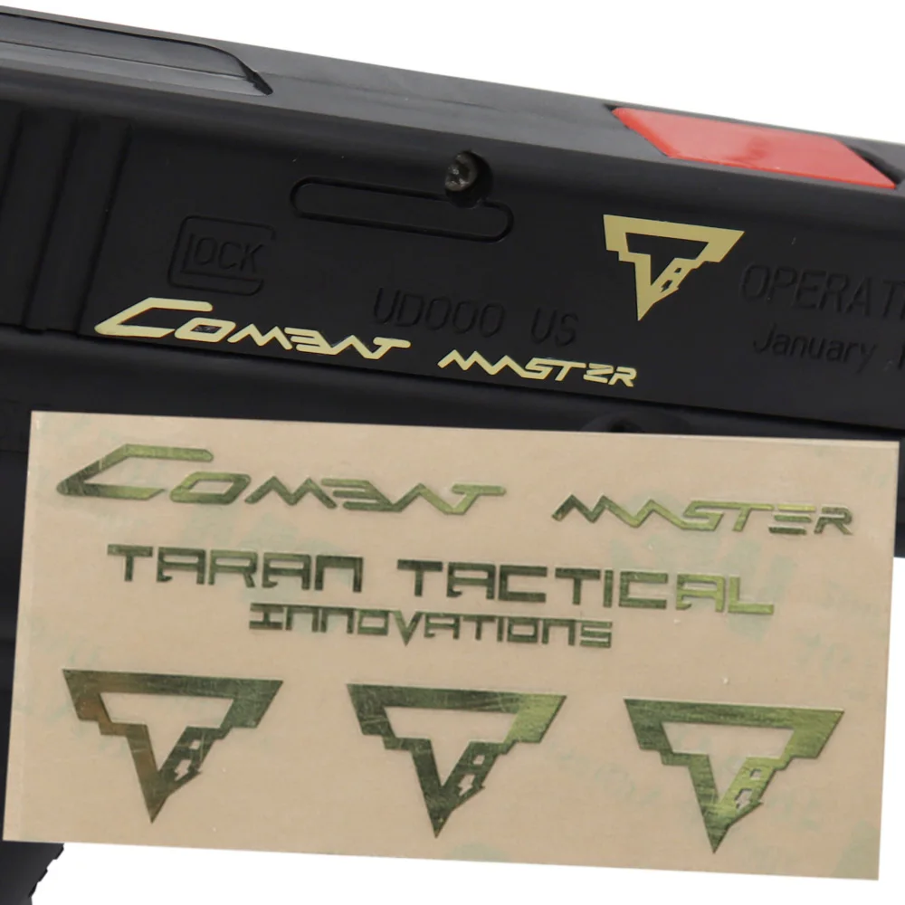 

2Pcs/Set Tactical Clock TTI G34 Metal Sticker P1 TTI G34 CS Toy Gun Sticker Airsoft Paintball Accessories DIY Sticker