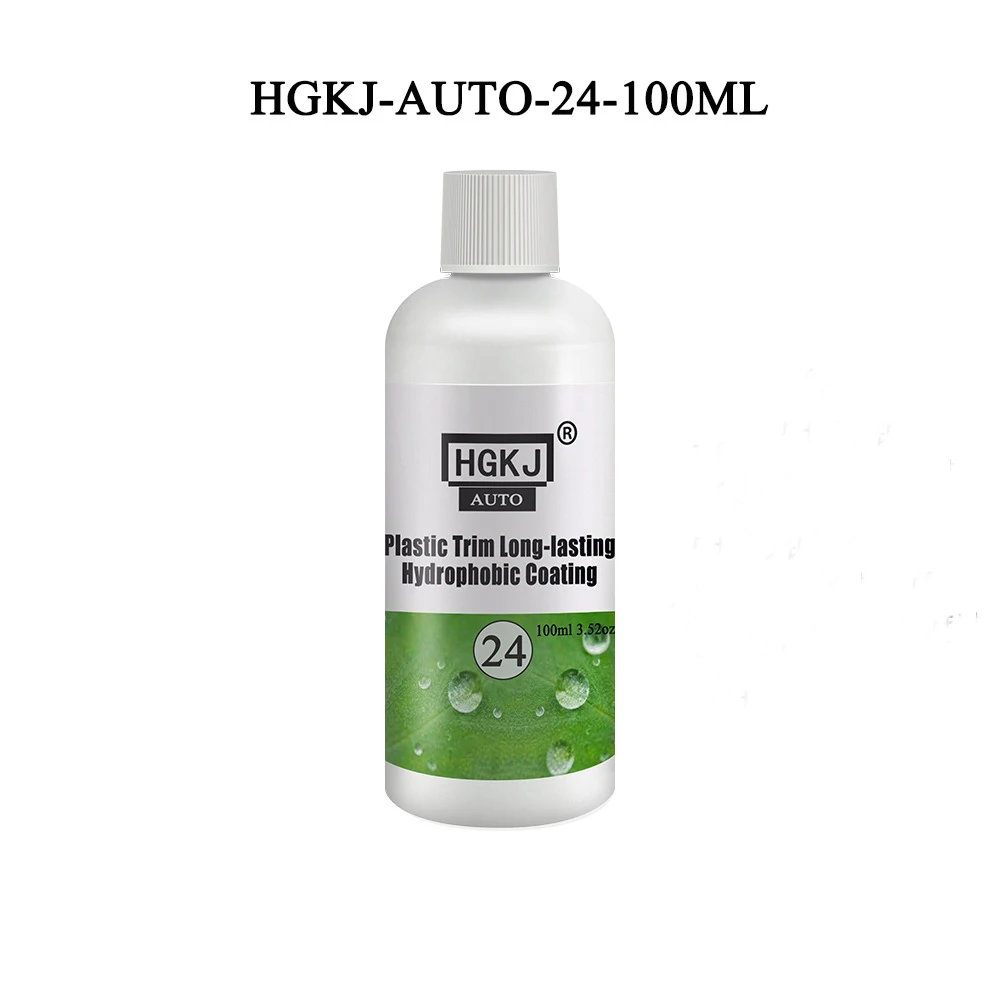 100ML Plastic Trim Long-lasting Hydrophobic Coating Agent Car Accessries Refurbished Liquid Coating Agent adam polishes