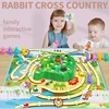Rabbit Cross Country Competitive Trap Montessori Children Educational Family Fun Early Childhood Board Games Interactive Toys 1