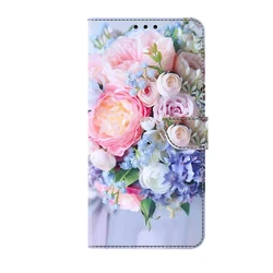 3D Magnetic Flip Cover Leather Wallet Case for Redmi 14C - 14R (DCH)