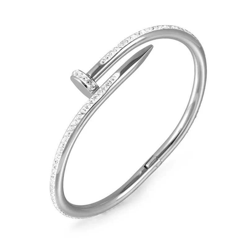 18k Gold Plated Fashion Jewelry Micro Inlaid Zircon Luxury Bracelets For Woman Holiday Party Daily Shine Elegant Bangles
