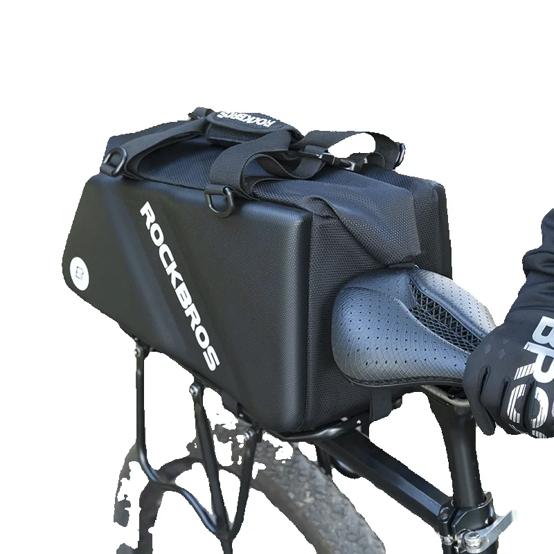 Rock Brothers kerékpártartó kemény héjú hegyi túrakerékpár hátizsák hátsó nyeregtáska kerékpáros kiegészítők_voghion.com