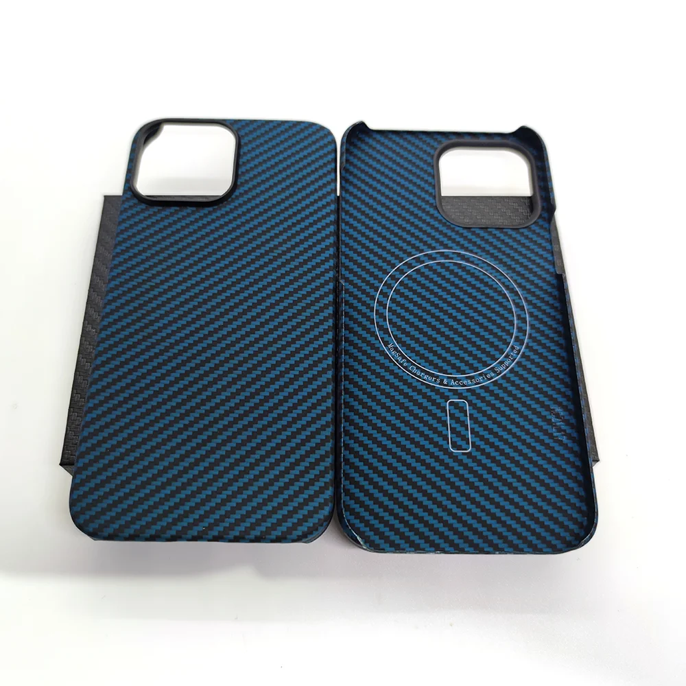 Hot! Aramid Fiber Case For Magsafe For iPhone 13 14 Pro Max