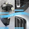 Corner Shower Caddy Adhesive Drilling Installation Options Upgraded Rustproof Alumminum Spacious Bathroom Organizer Matt Black 6