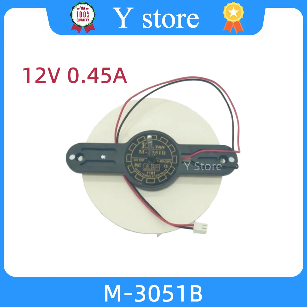 Loja Novo Ventilador de Refrigeração Original M3051b Ventilador de Geladeira Carro 9225 12vdc 0.45a Dois Fios Circular dc Ventilador y
