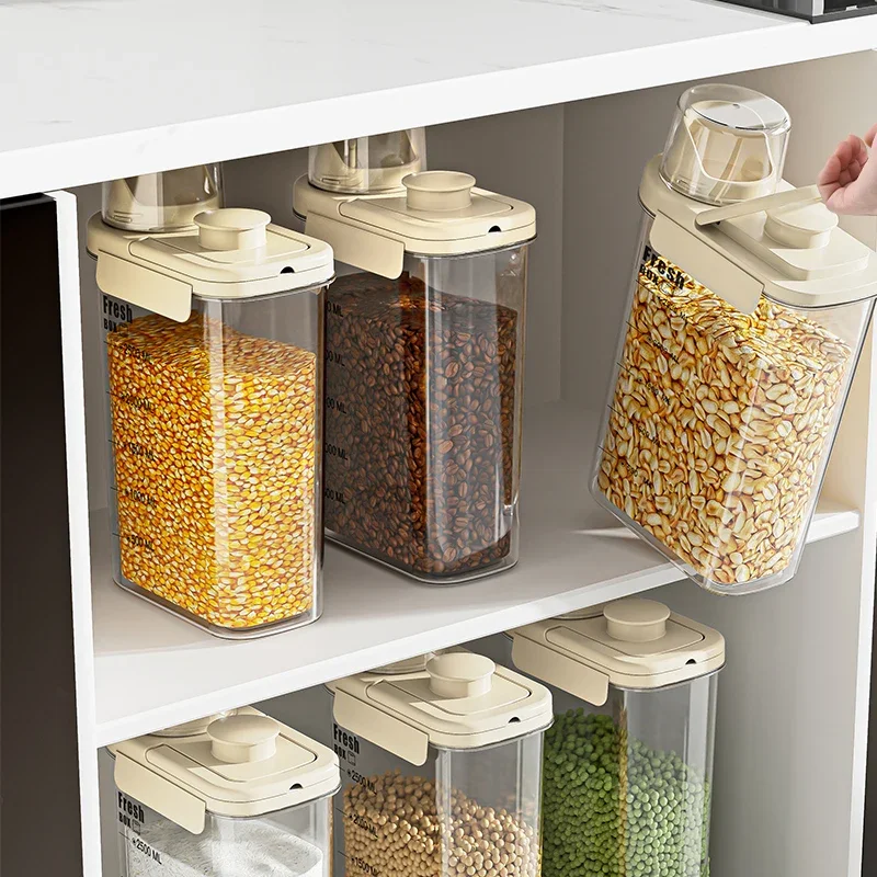 Sealed Miscellaneous Grain Tank Household Kitchen Rice Storage Tank Insect Proof And Moisture-proof Grain Storage Bucket