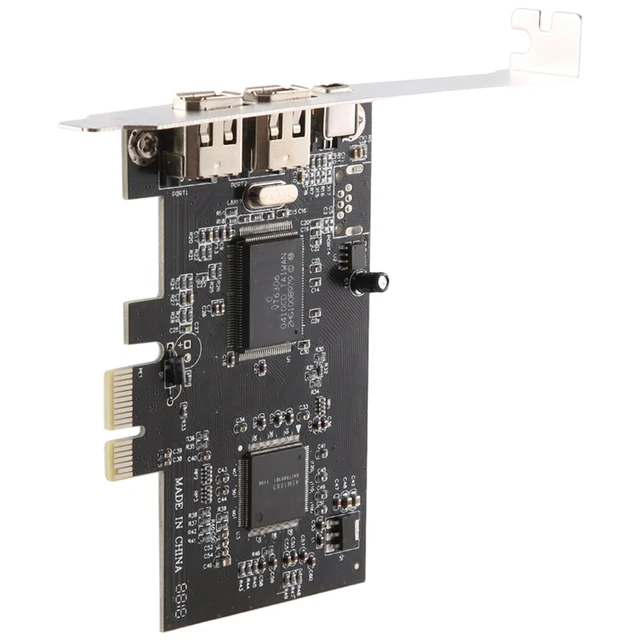 Carte PCI-E PCI Express FireWire, Carte ContrôLeur IEEE 1394 Avec Câble