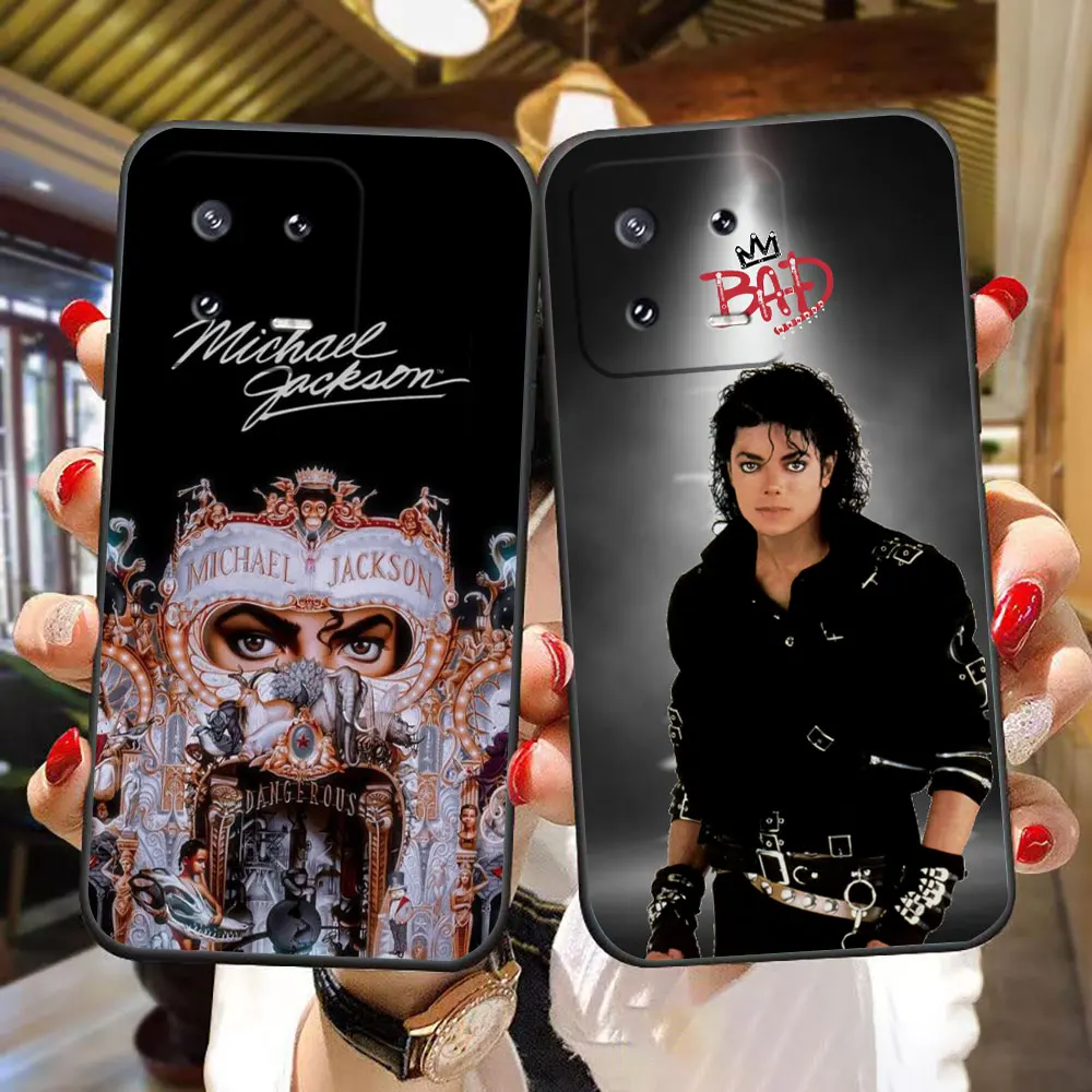 Stylish MJ Michael Jackson Cover Phone Case - Customizable Shell