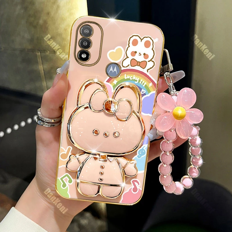 Lucky Rabbit Bracelet Plating Phone Case