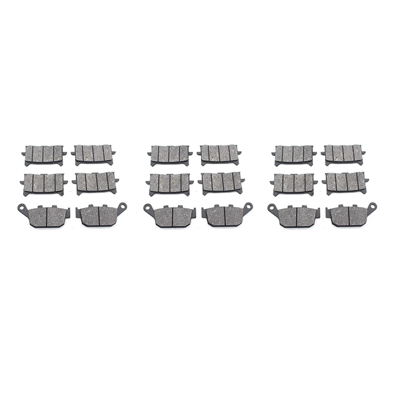 

3X Motorcycle Front And Rear Brake Pads For Honda Xadv 750 X-Adv ADV750 2017-2021 CBR650R CB650R 2019-2021