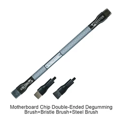 Mechanic Precision Cleaning Brush with Replacement Head for Electronics Maintenance (Double with Mix Tip)