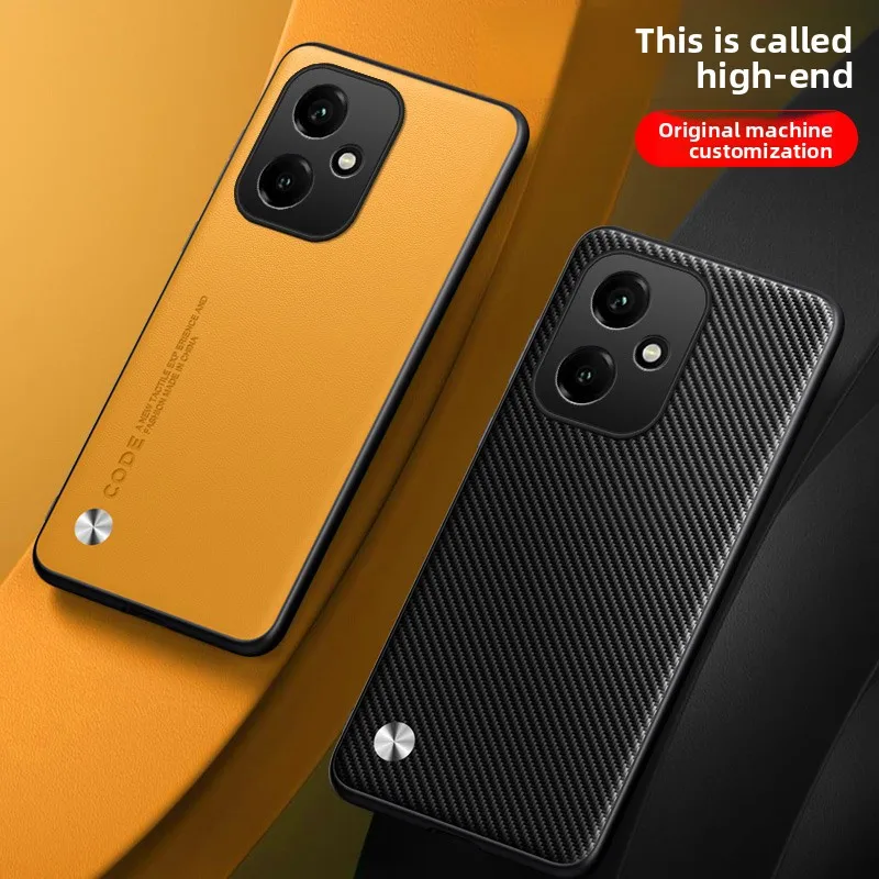 Leather Skin Feel Back Cover - Simple Protective Case