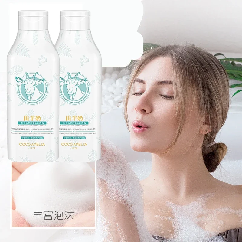 800ML Goat Milk Body Wash Long-Term Whitening Nicotinamide Moisturizing Body  Care Shower Gel - AliExpress