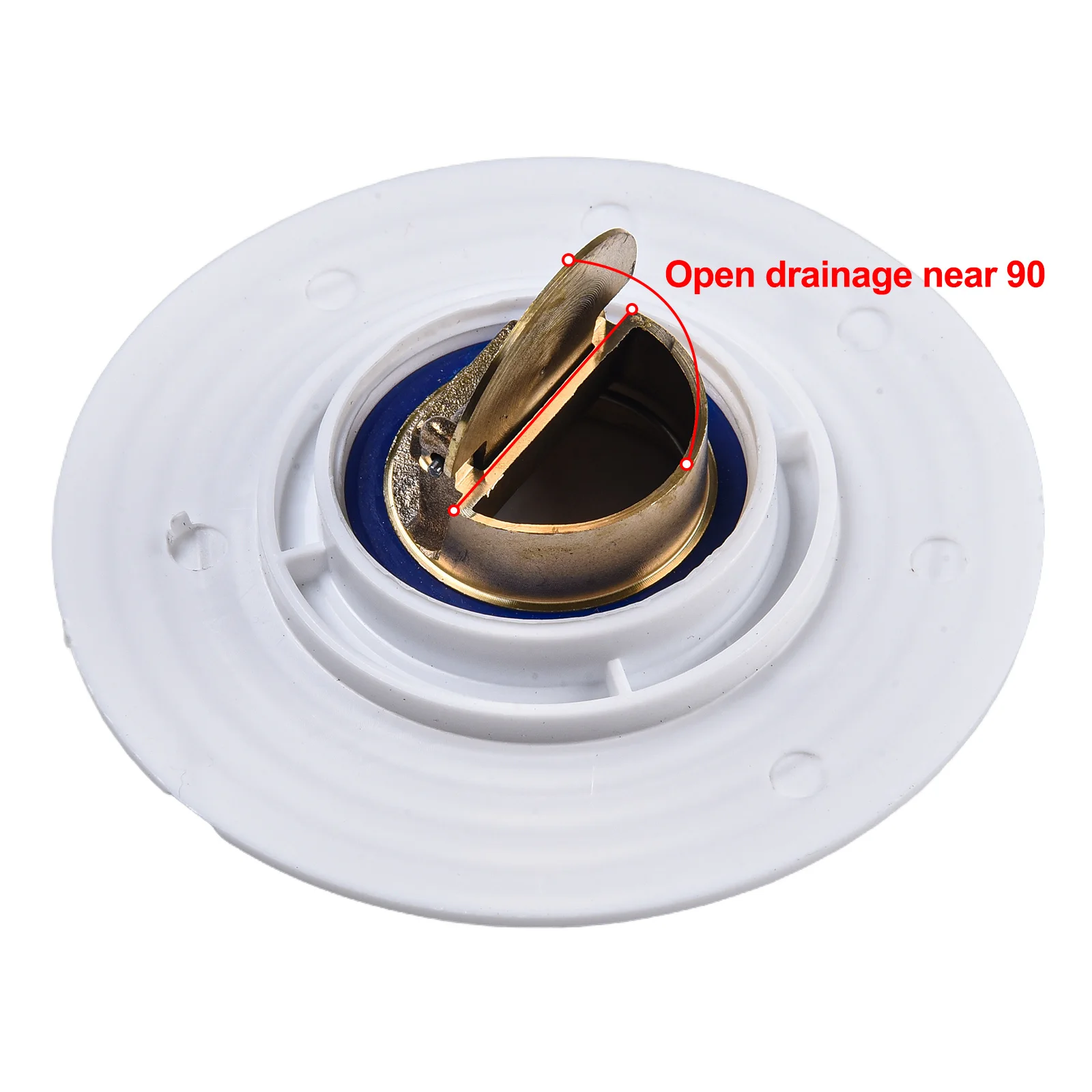 Shower Floor Drain Backflow Preventer Valve Sewer Core Drainage Insert Drain Plug Hair Catcher Gas Sealer Floor Strainer Trap