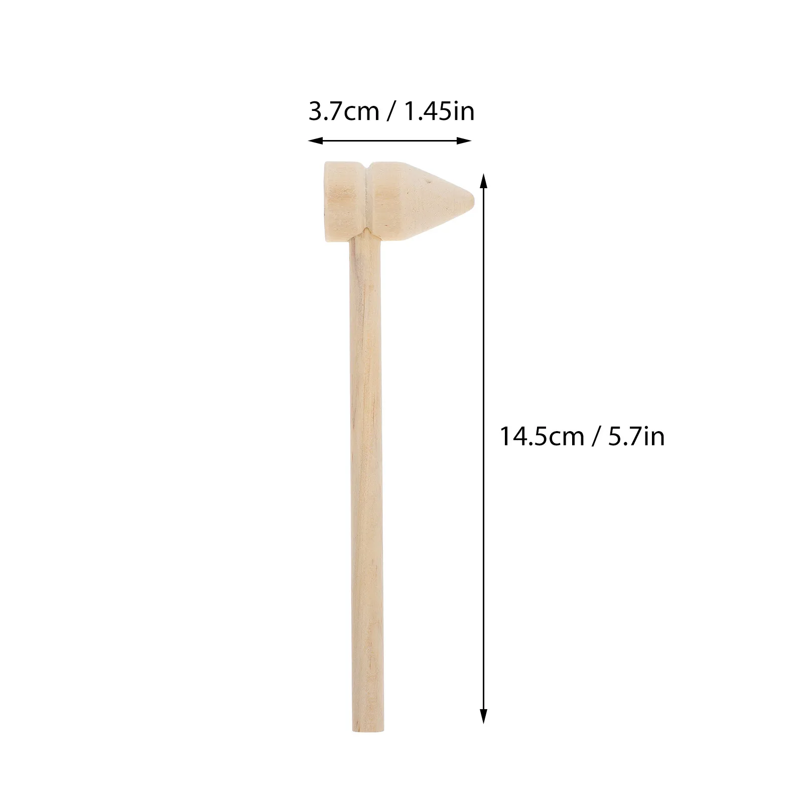 어린이를위한 5Pcs 미니 나무 망치 다용도 경량 휴대용 망치 기술 개발 운동 능력 빌딩 조립