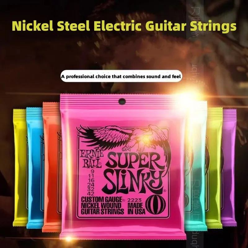 

Regular Cobalt Ernie Ball Electric/Acoustic/Classical Nylon Guitar Strings Play Real Heavy Rock Nickel Rope For Accessories