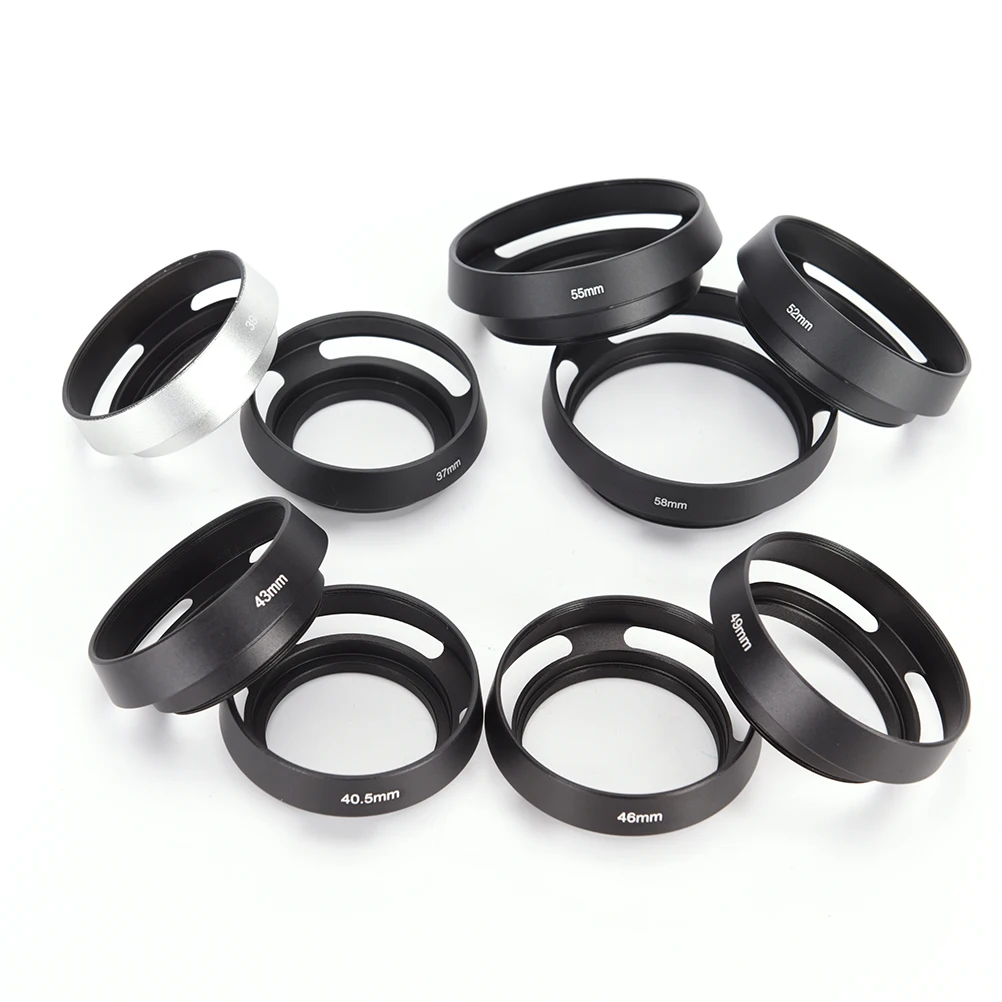 

37 39 40.5 43 46 49 52 55 58 62 67 Mm Metal Camera Lens Hood For FOR Leica Canon Nikon Lens