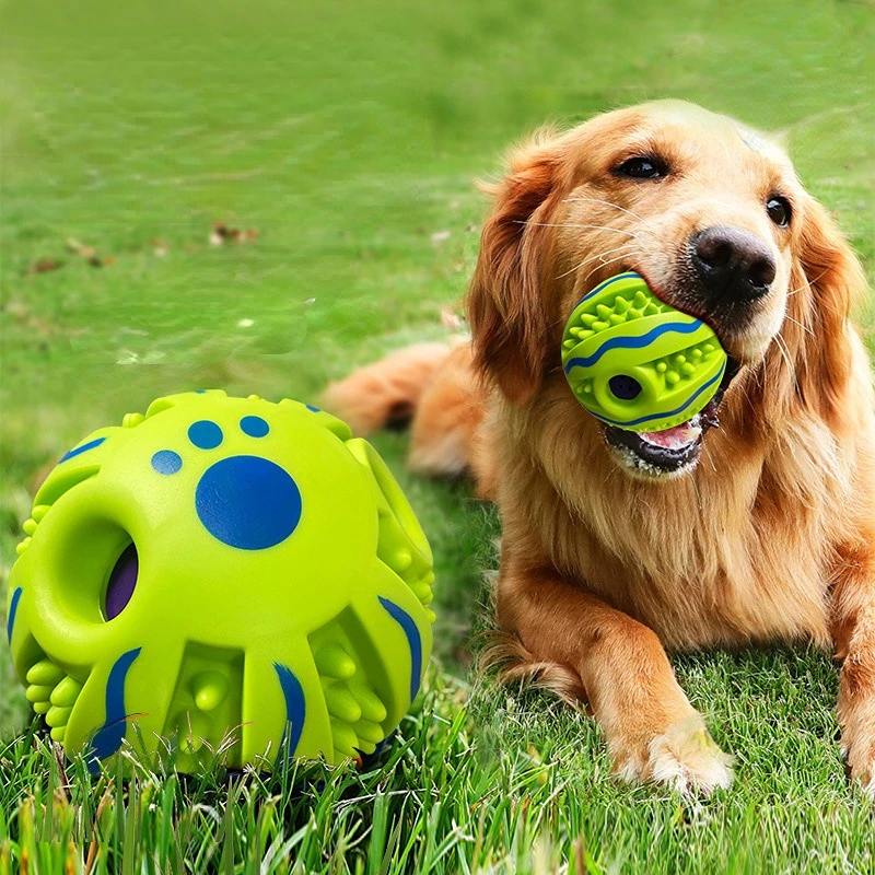 

Pet toy dog self-healing toy dog giggling sound ball chewing pet ball rolling molars relieve boredom interactive toys for dogs