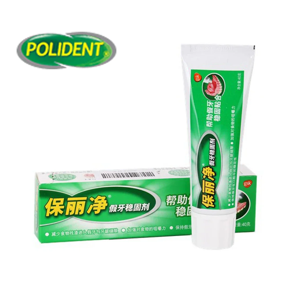 Polident Denture Adesivo Crema Partials Superiore Inferiore Denti Colla Originale 40G Prodotti Per La Cura Dei Denti Dentale