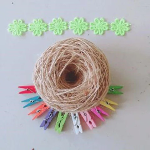 Natural Jute Burlap Rope Cord String For Weddings Belt Strap Floristry Party Gardening Decoration DIY Gift Packing jute rope
