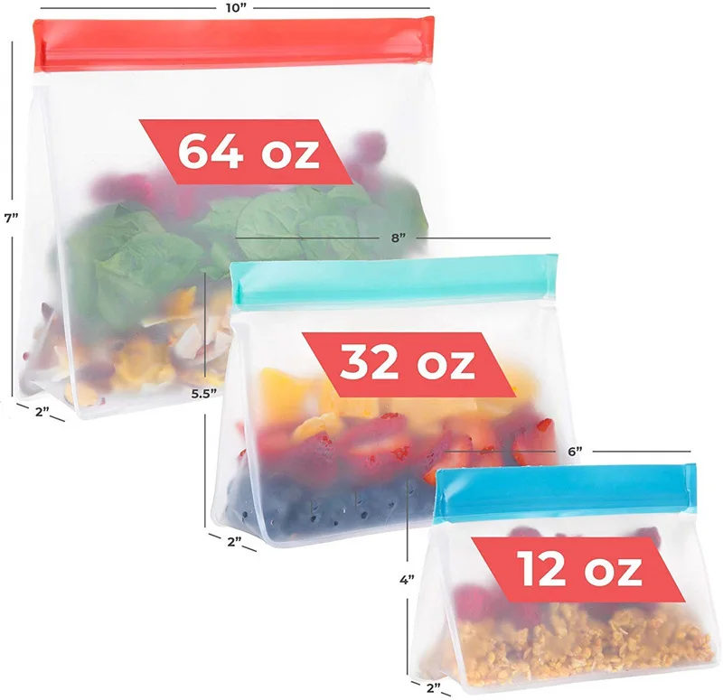 FDA Plastic Food Packaging Ziplock Bag Food Storage Bag Freezer Bag Snack  Bag Sandwich Bag - China Zipper Bag, Ziplock Bag