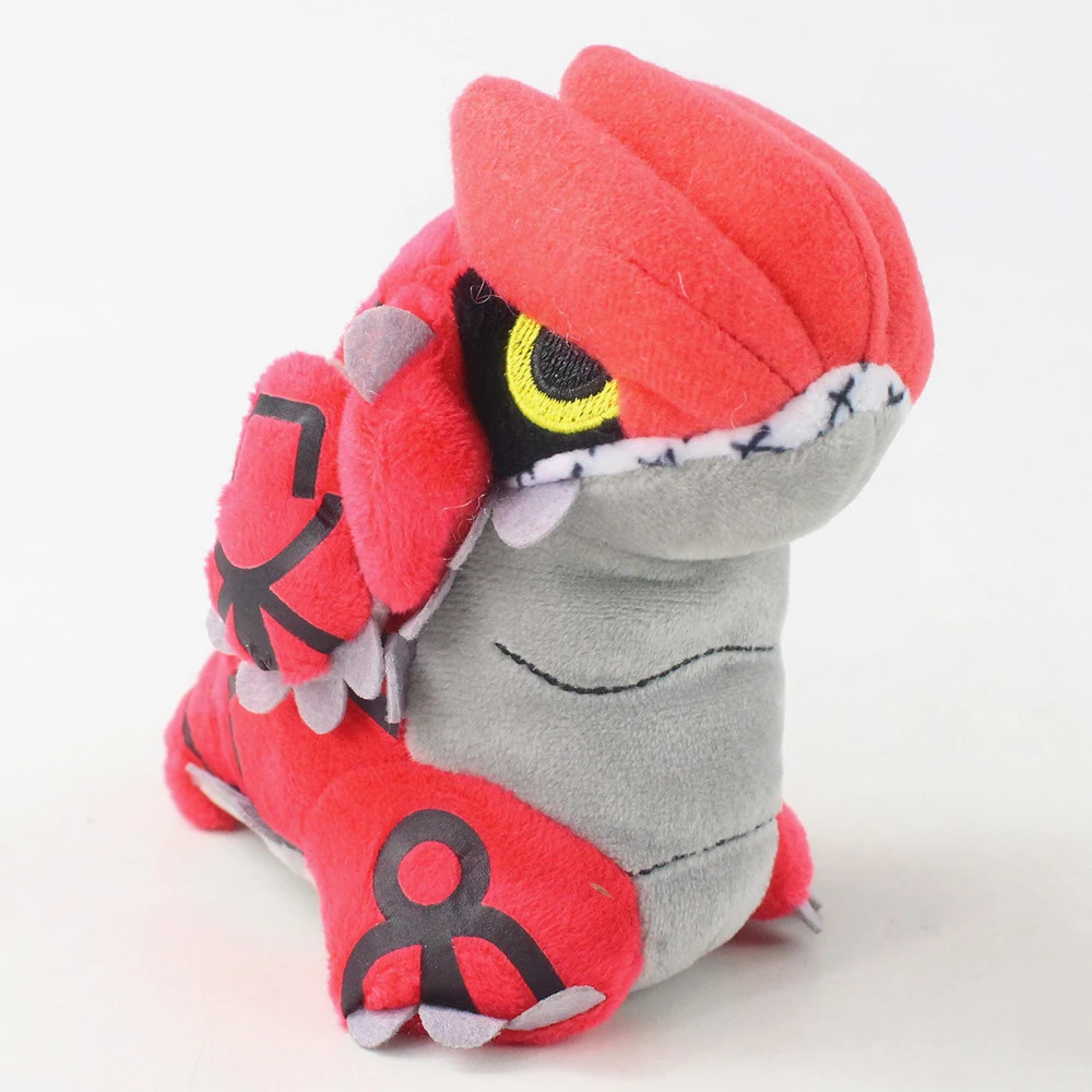 Muñeco de peluche de Pokémon Groudon para niños, juguete de felpa suave, dinosaurio Kawaii, regalo de cumpleaños, Anime japonés, elfo rojo - Imagen 6