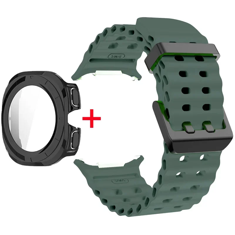 Ultimate 2-in-1 Watch Protection & Style Set with Strap, Case, and Screen Protector