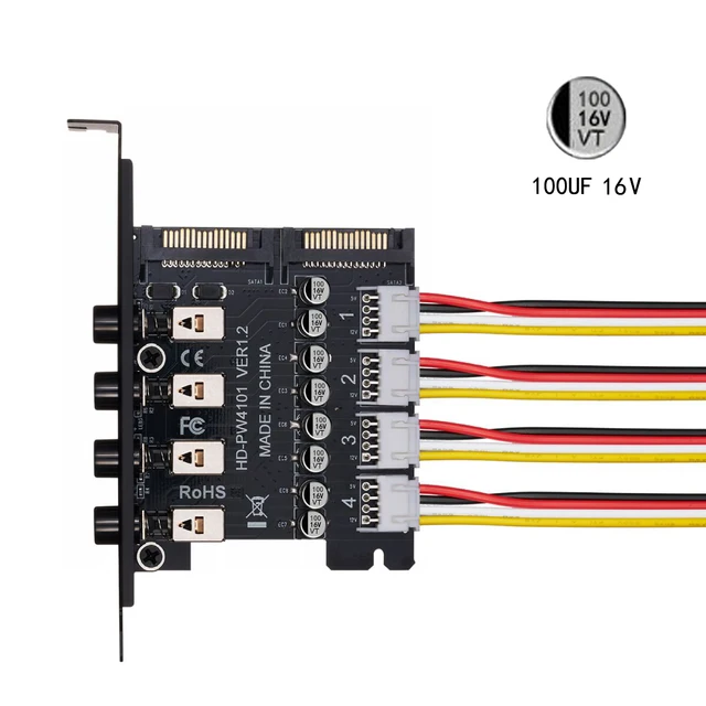 Hard Drive Power Switch for 2.5/3.5 inch SATA HDD/SSD. SATA Switch, HDD ...