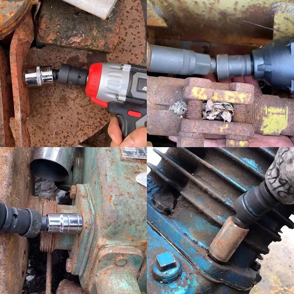 Electric Wrench Accessories 1pcs Degree Swivel Knuckle Joint 1/2 Inch Pneumatic Universal Joints Swivel Socket Adapter Hand Tool