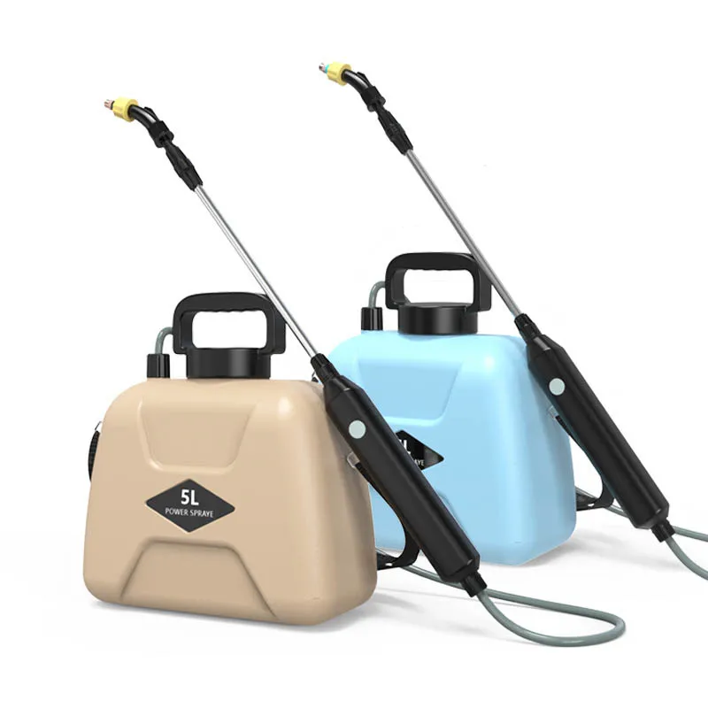 Powered Garden Sprayer Can 5L Lawn Water Sprayer USB Rechargeable Handle Portable Electric Garden watering Bottle supplies