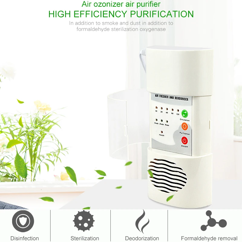 Description Picture 2 of itemATWFS Ozone Generator Air Purifier Home Air Cleaner Deodorizer Sterilization Germicidal Electric Portable Oxygen Concentrator