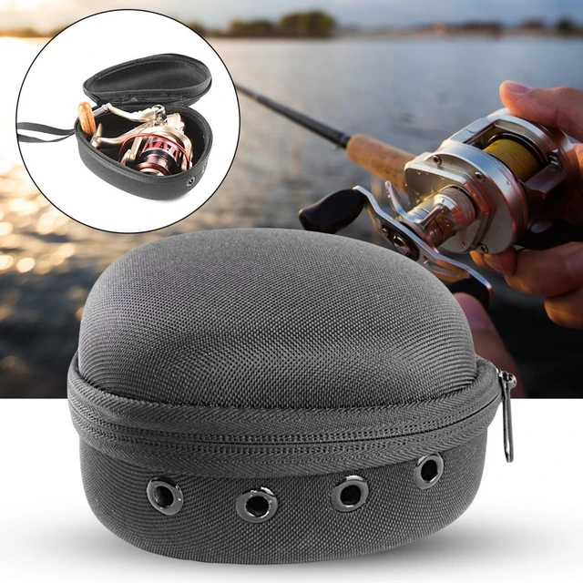 Fishing Reel Cover EVA Angling Reel Bag Zipper Closure Drum/Spinning/Raft Reel  Fishing Pouch Bag Fashion for Camping - AliExpress