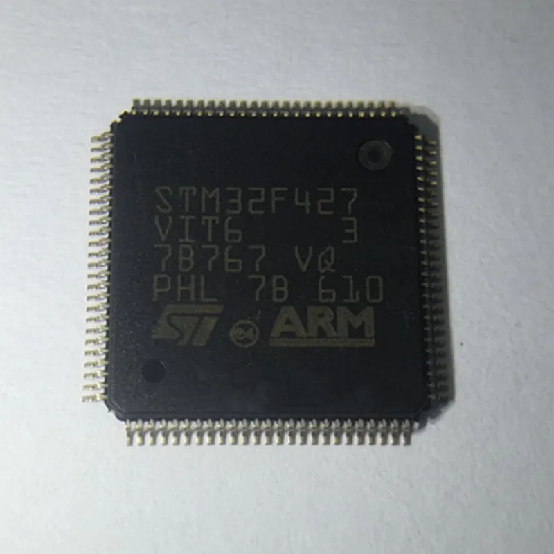 

5 шт./партия STM32F427VIT6 QFP100 новая Оригинальная фотография
