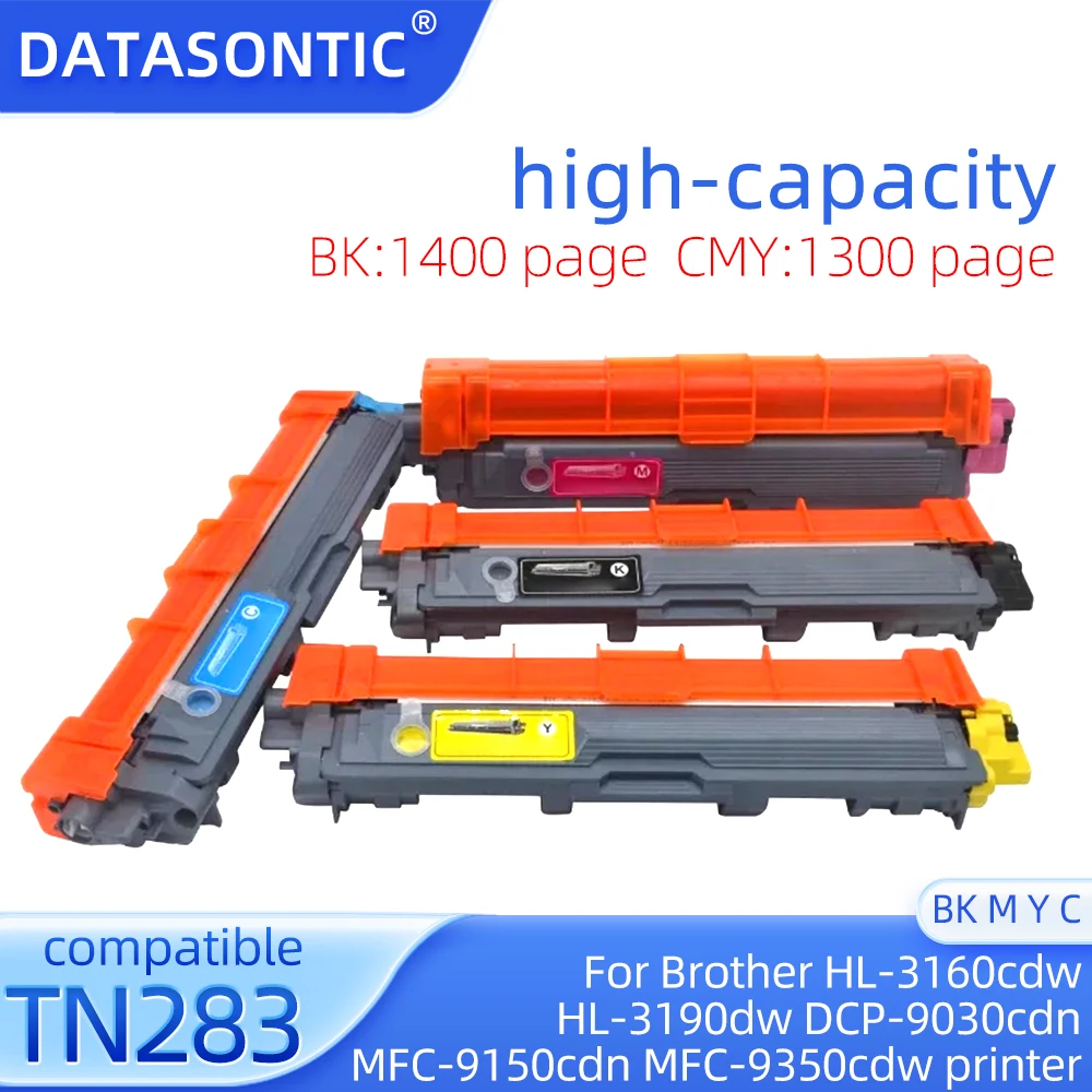 

4color 1set Compatible toner cartridge TN283 TN287 for Brother HL-3160cdw HL-3190dw DCP-9030cdn MFC-9150cdn MFC-9350cdw printer