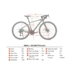 700c G.1 Explorer Drop Bar Gravel Bike, Small Frame, Fits Riders 5'1" - 5'5", Green, Adult 6