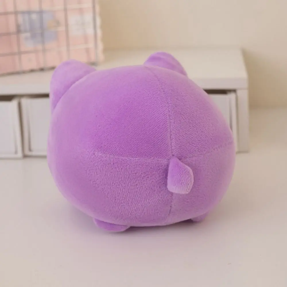 20cm Kawaii Black Cat Stuffed Animal Purple Kitten Plush Toys Pink Peachy Cat Soft Dolls Cute Plushie Presents For Girl Friends
