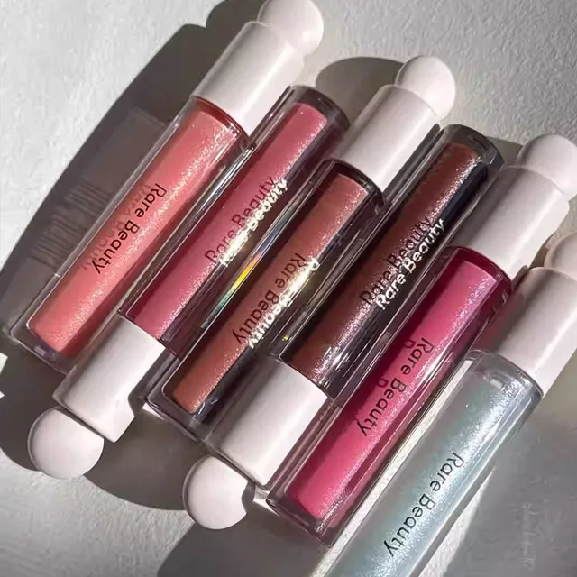 RARE BEAUTY 6-color Beam Fine Blaze Sparkling Lipstick and Smooth Lip Gloss A Natural Beauty That Accentuates Your Complexion