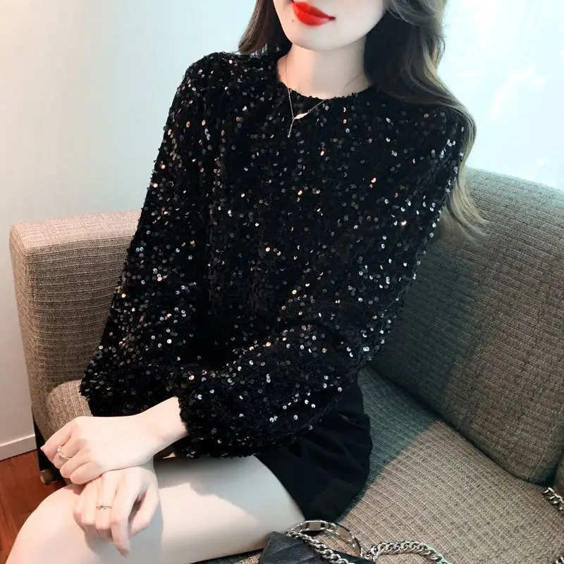 Threaded Pear Kora Dot Print Notched Long Sleeve Top
