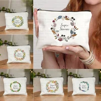 Super Nounou Printed Toiletry Organizer Bag Toiletries Storage Pouch Clutch Nanny Gifts Cosmetic Bags Women Makeup Bag Travel 1