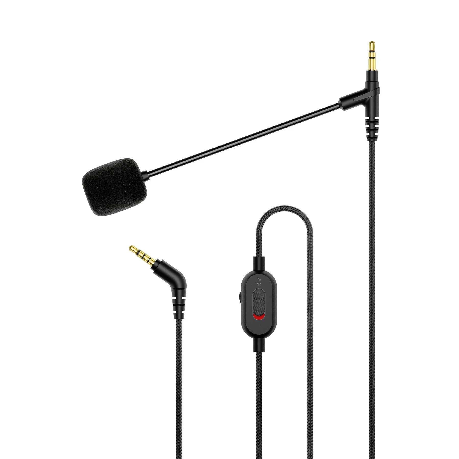 Cavo Di Ricambio Con Microfono Esterno Inline Mic Controllo Volume Muto Per Cuffie Philips Shp9500 Shp9600 Fedeltà X2Hr