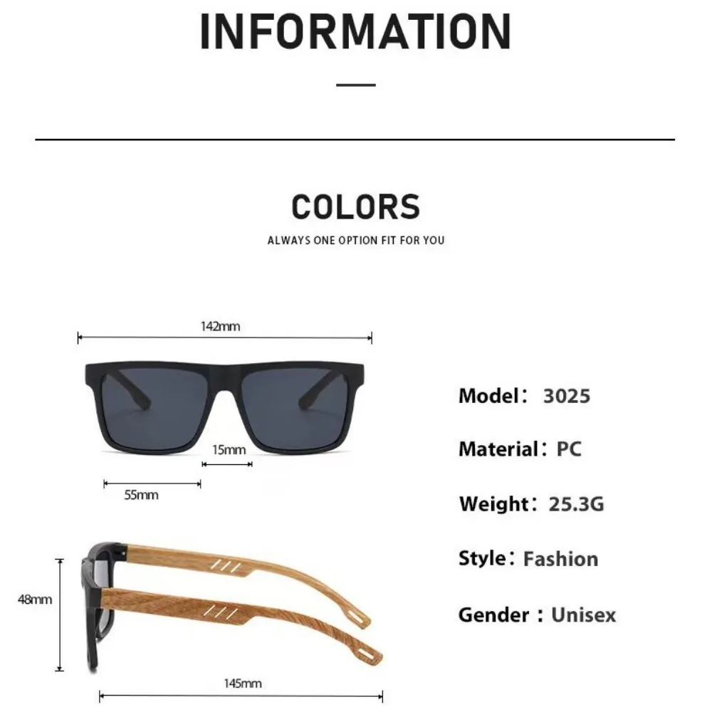 Men's Large Frame Myopia Sunglasses - New Fashion Design with Minus Diopter Sunshade