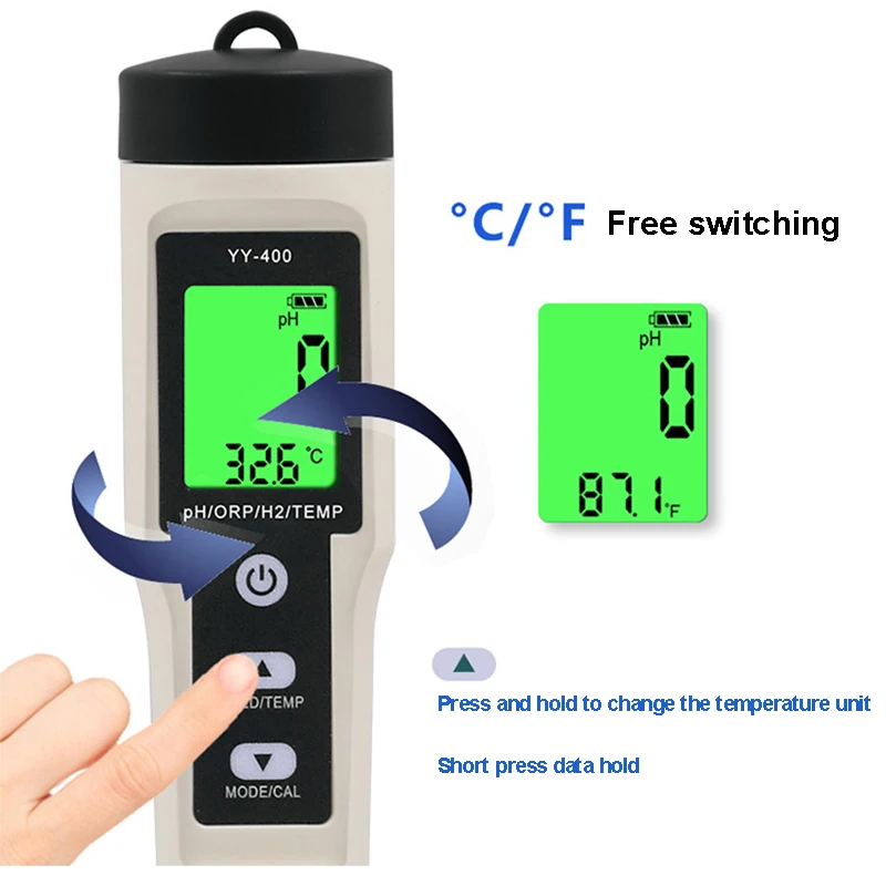  ̿   ׽Ʈ , YY-400 PH, ORP, H2, TE  ļ 跮, 4 in 1