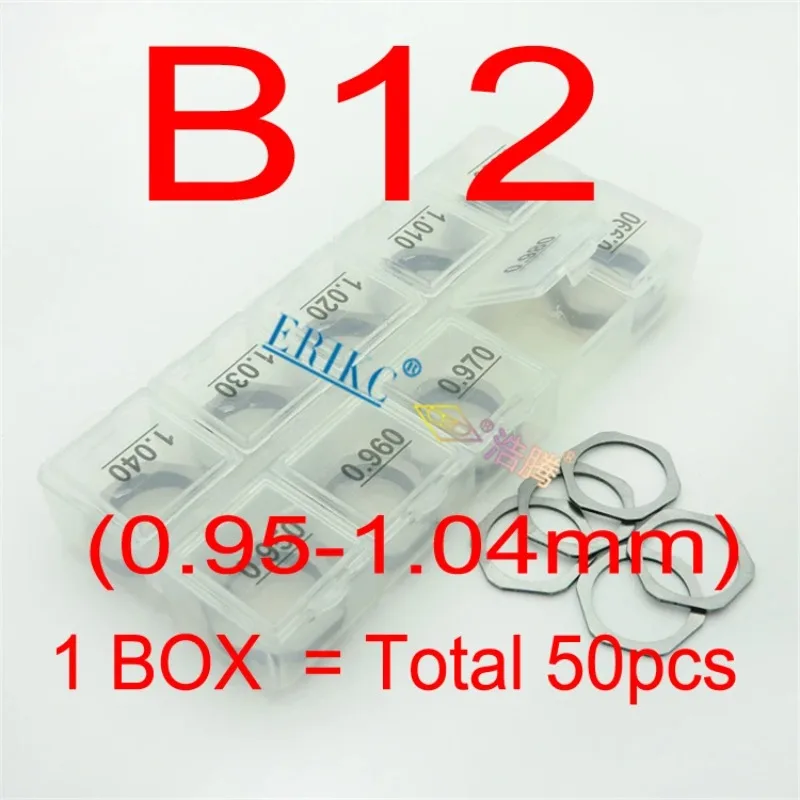 

ERIKC B12 Common Rail Adjusting Shim and Original Injection Washer Size: 0.95mm--1.04mm for BOSCH Injections