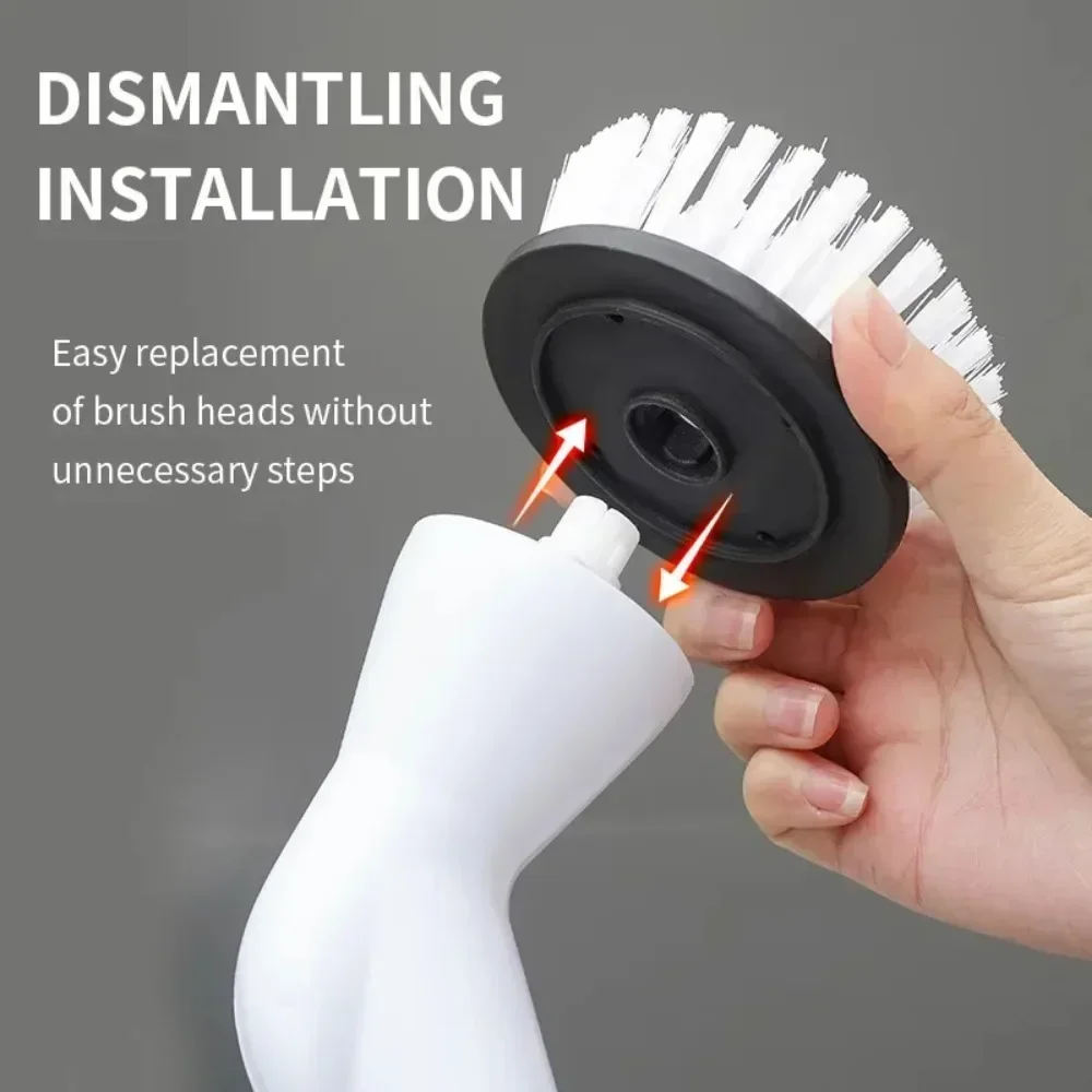 Xiaomi Mijia 1200mAh Wireless 6-in-1 Electric Cleaning Brush Electric Rotary Clean Brush Shower Cleaning Brush Kitchen Bathroom 3