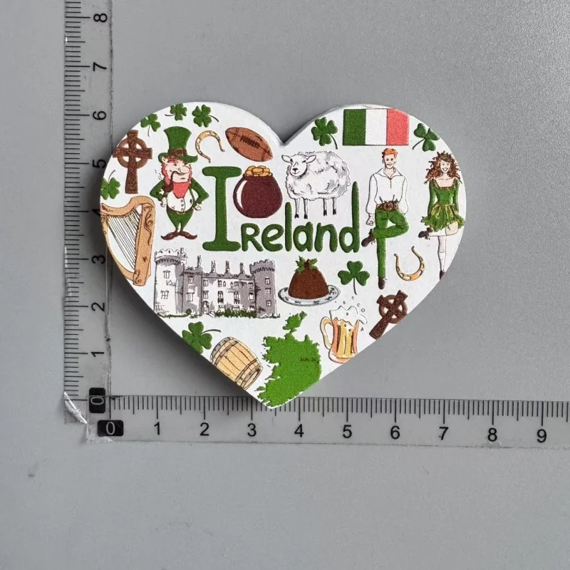 Ireland Cartoon Souvenir Fridge Magnets - World Tourism Home Decoration