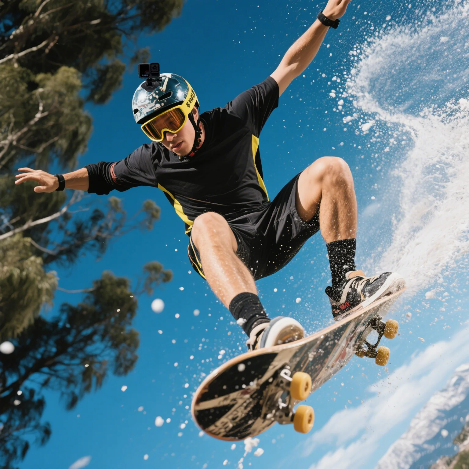 مجموعة تثبيت لاصقة مرنة لـ Insta360 x5 x4 x3 GoPro...