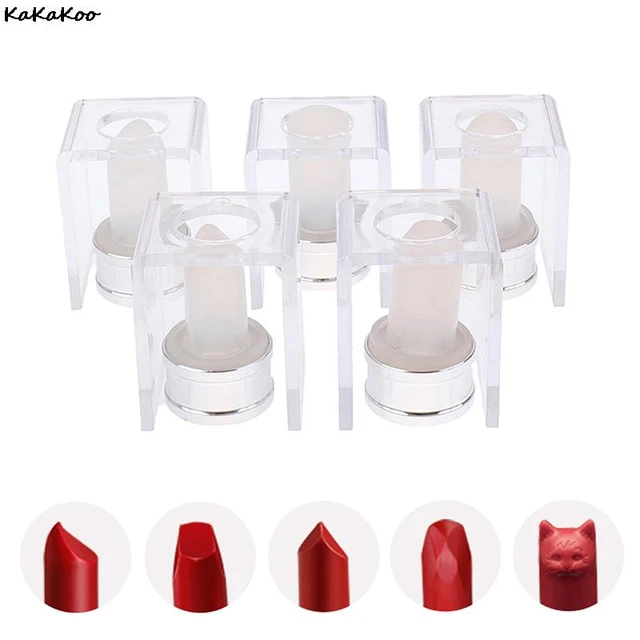 1pc 12.1mm Lipstick Mold Silicone DIY Lip Balm Cosmetic Mould Holder 8 Type  Good Use Lipstick Mould DIY Craft Tool Handmade Mold - AliExpress
